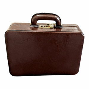 Maleta Médica Verona - Couro Clássico Café/Forro Veludo CC 10x sem juros/Pix 15% desconto (cópia)