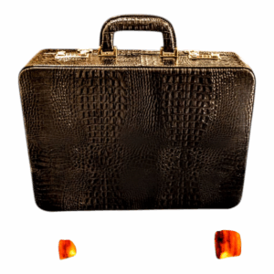 Maleta Notebook Siena - Couro Croco Marrom Forro Veludo CC 10x sem juros ou 15%desconto a vsta (cópia)