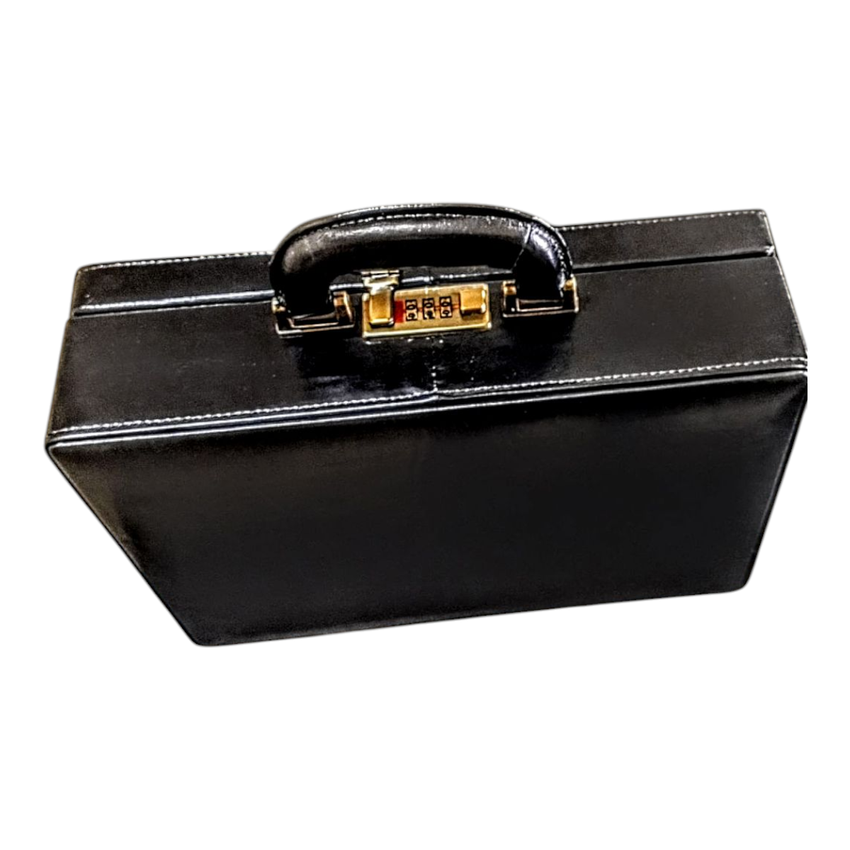 Maleta Médica Bolonha - Couro Classico Preto/Forro veludo CC 10xsem juros/Pix 15% desconto - Imagem 3