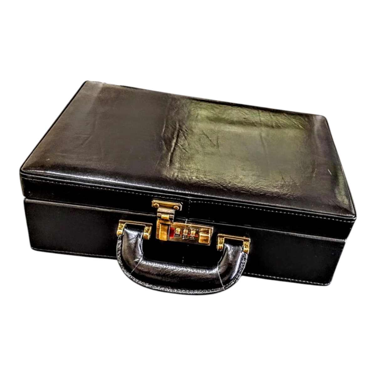 Maleta Médica Bolonha - Couro Classico Preto/Forro veludo CC 10xsem juros/Pix 15% desconto - Imagem 4