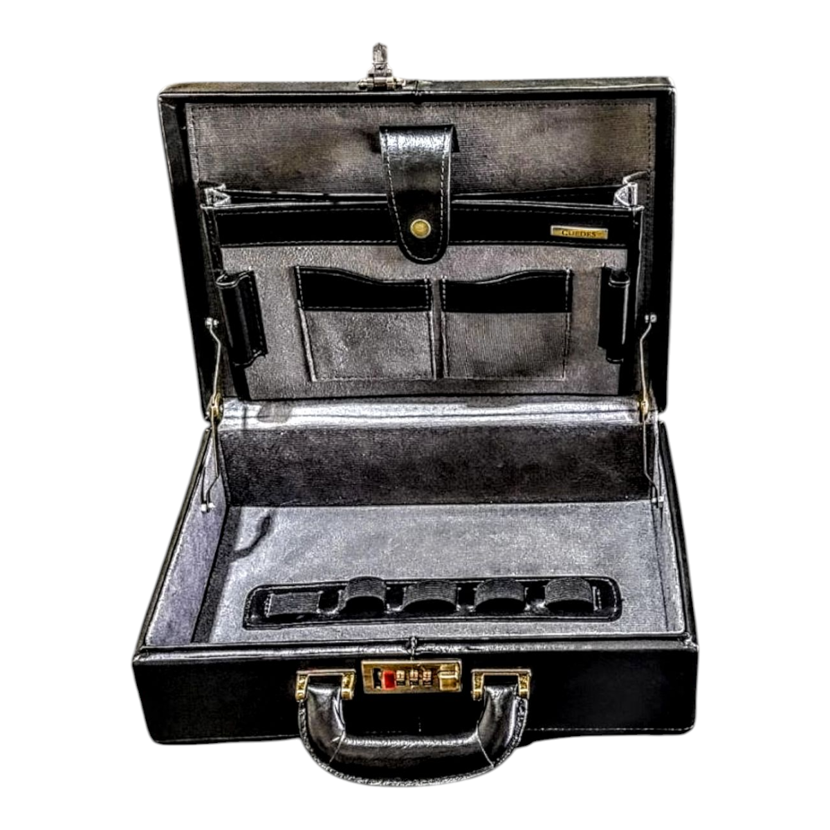 Maleta Médica Bolonha - Couro Classico Preto/Forro veludo CC 10xsem juros/Pix 15% desconto - Imagem 5