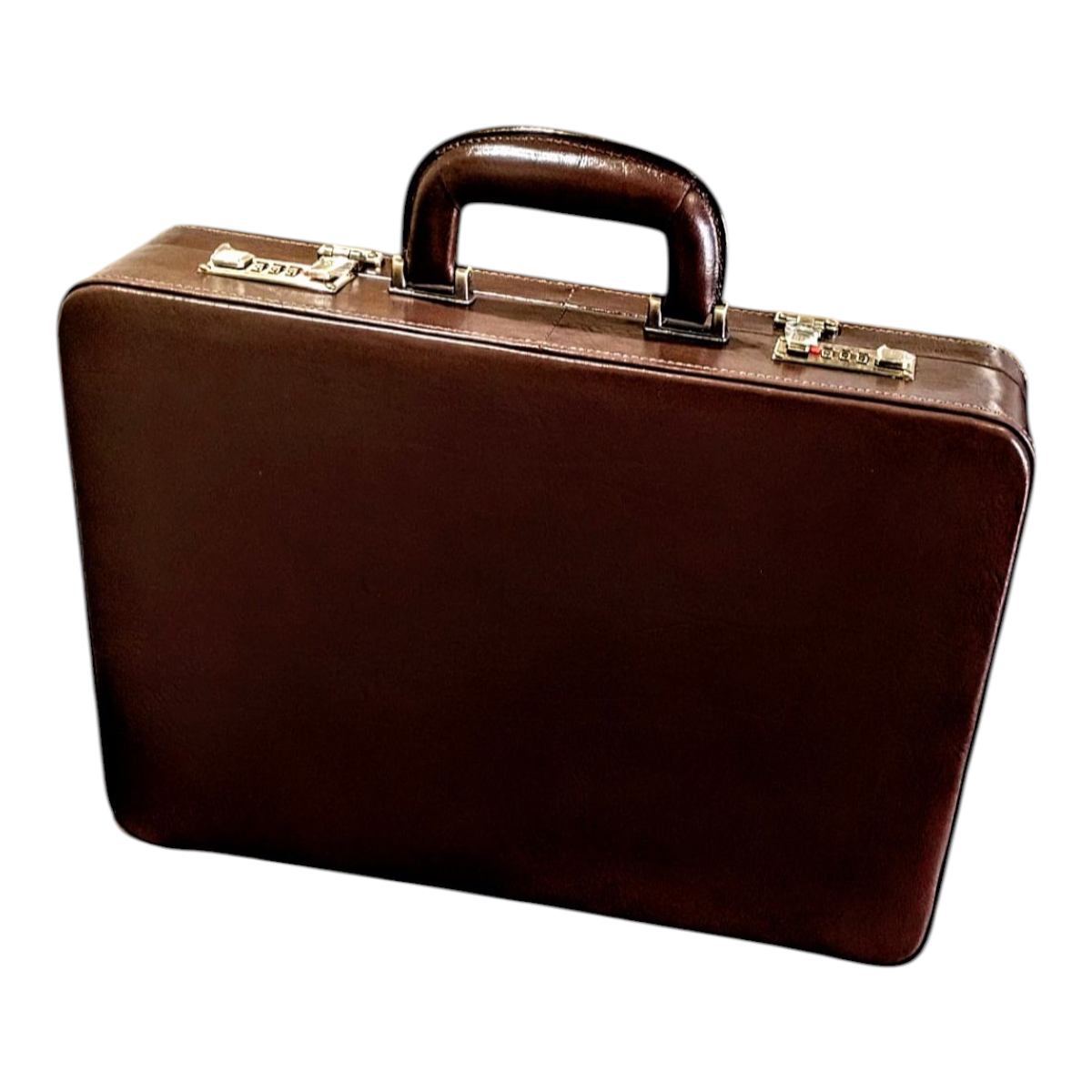 Maleta Notebook Palermo- Couro Classico Café/Forro veludo  CC 10xsem juros/Pix 15%desconto