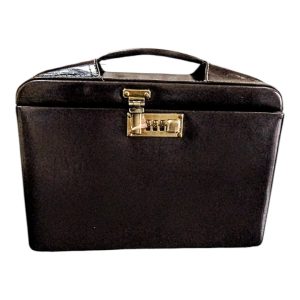 Maleta Médica Cannes - Couro Classico Marrom/Forro Veludo CC 10xsem juros/Pix 15% desconto